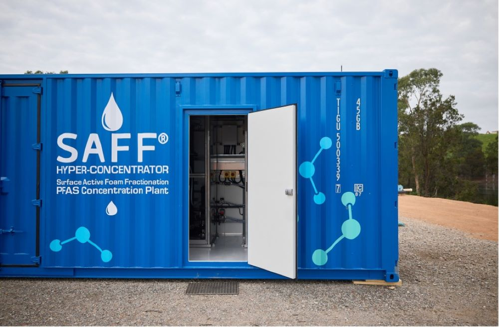 A Novara il primo SAFF40, container anti‑PFAS