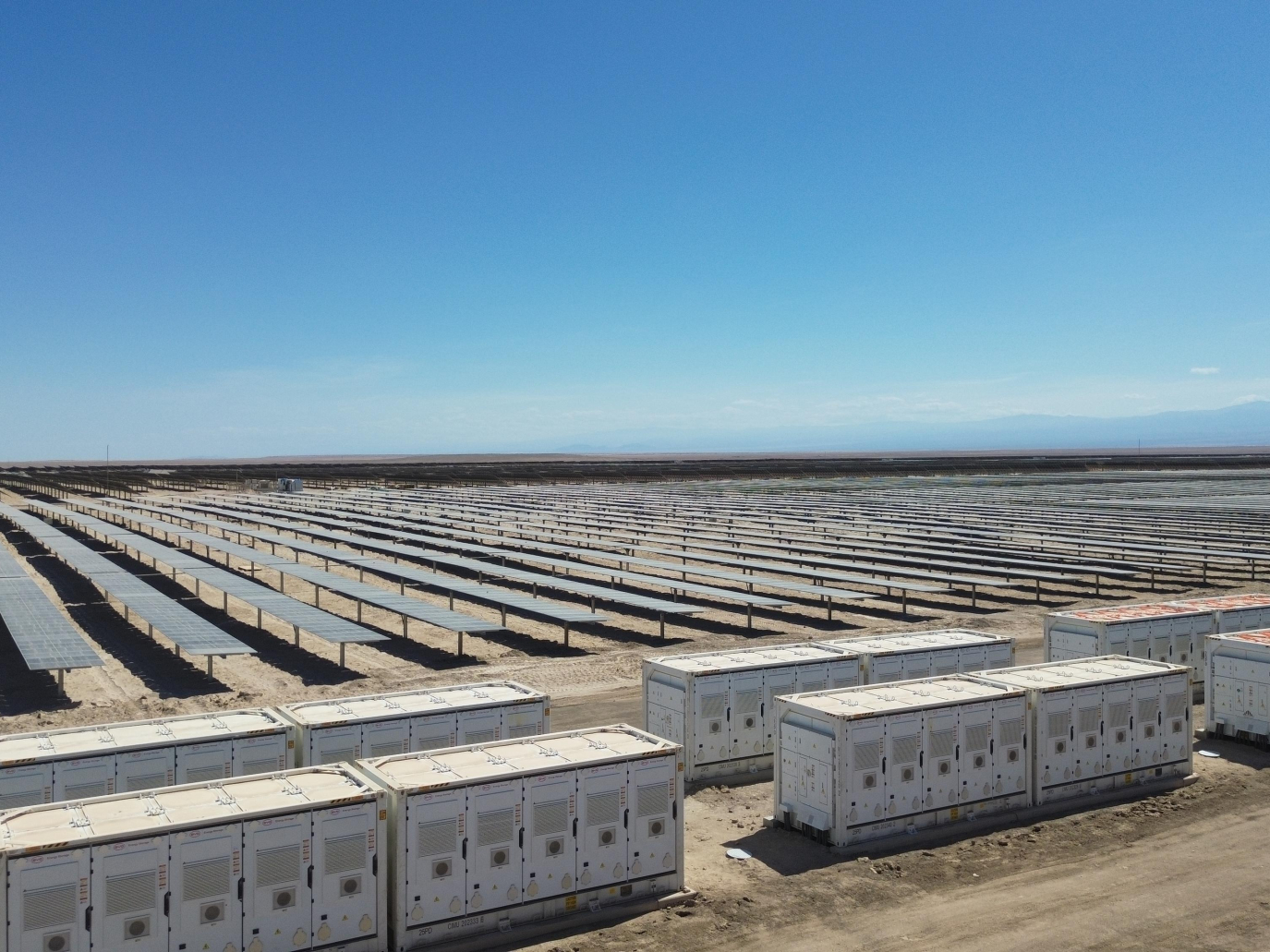 Latin America’s largest solar power plant with battery storage inaugurated in Chile