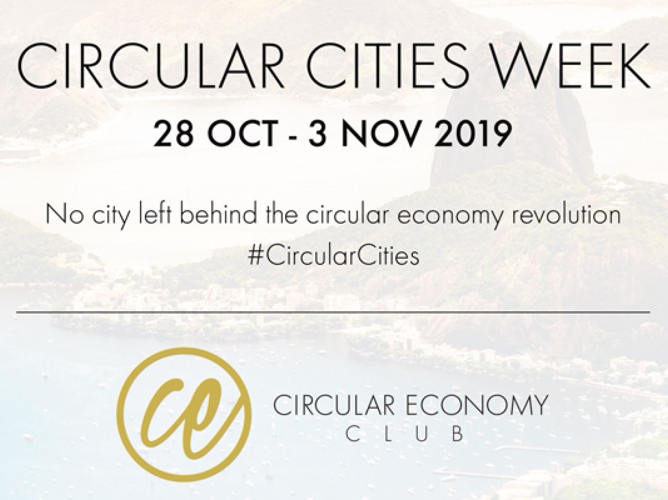 Il Circular Economy Club inaugura la Circular Cities Week