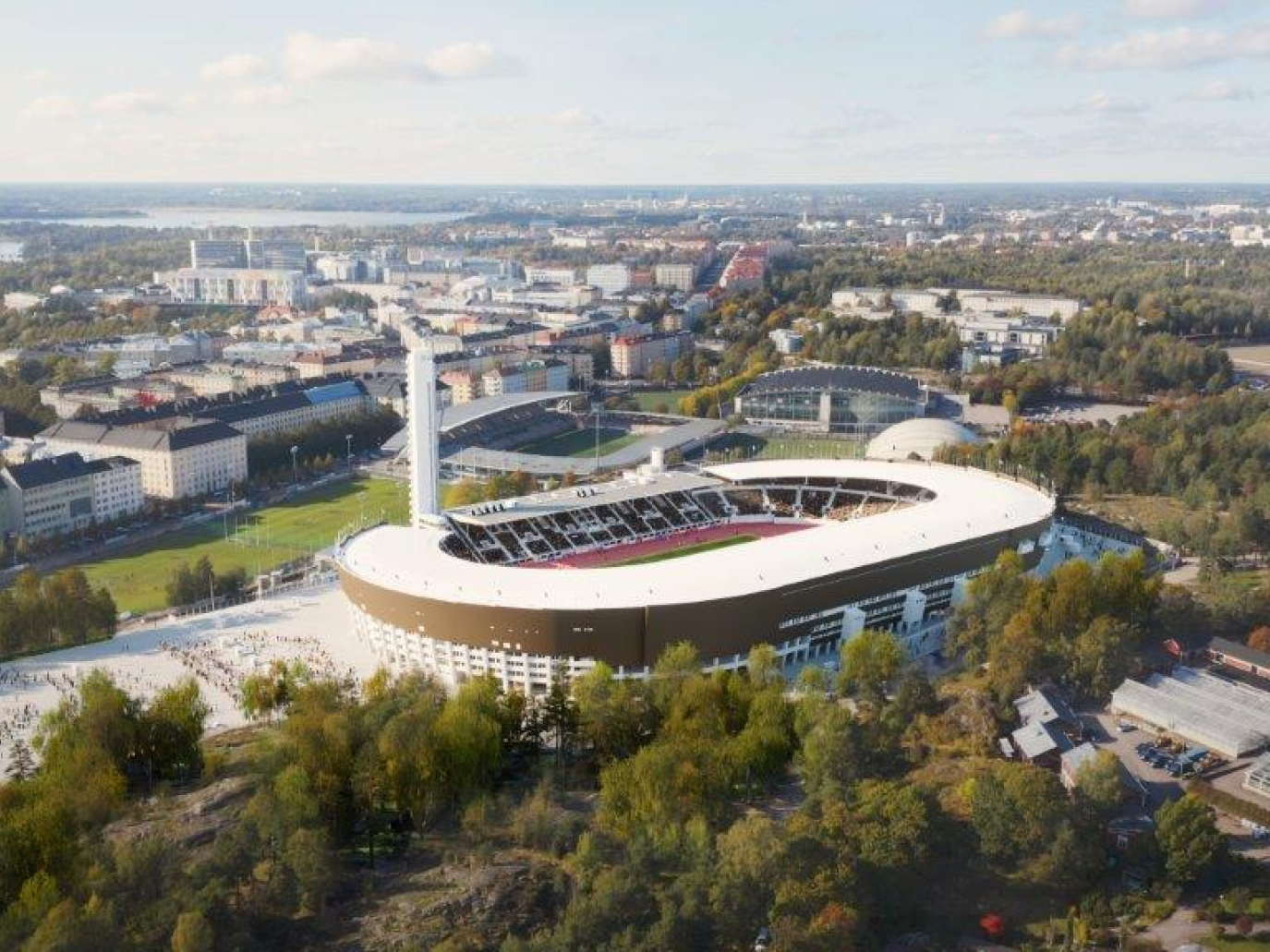 Stora Enso and Helsinki Olympic Stadium go green by promoting renewable materials