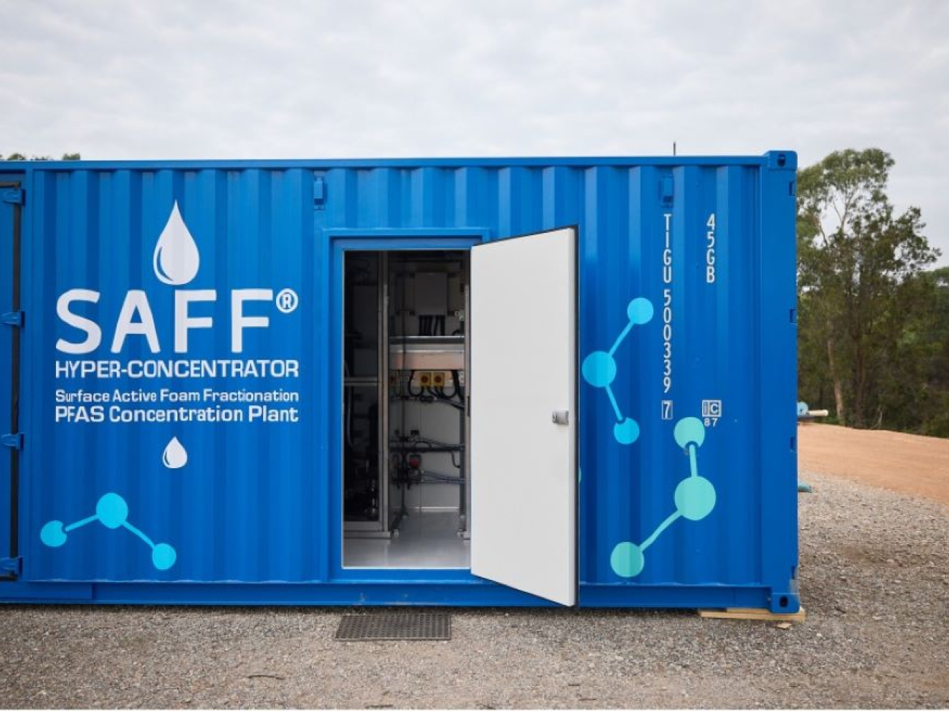 A Novara il primo SAFF40, container anti‑PFAS