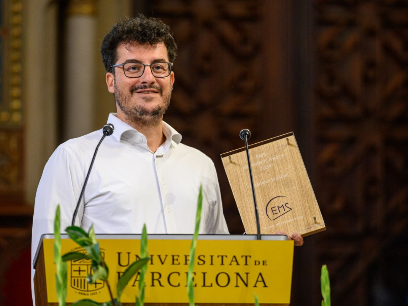 Emanuele Bompan vince il premio giornalistico EMS 2024