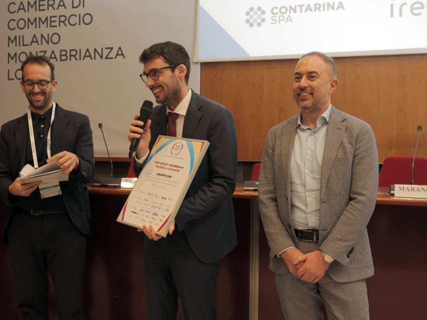 Gruppo CAP Top Utility 2025 nella categoria “Territorio e Comunità”