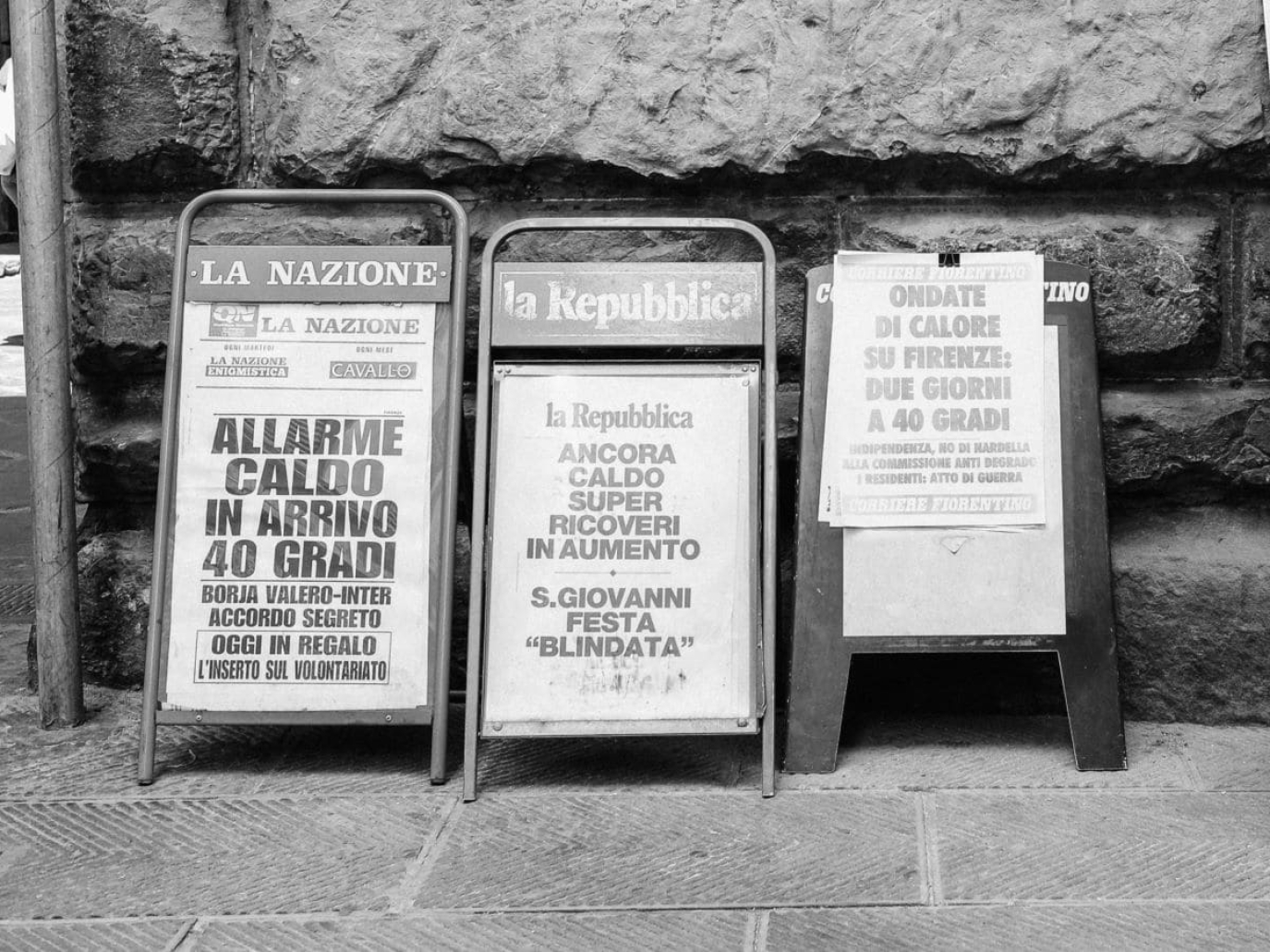 La crisi climatica scompare dai media italiani: copertura dimezzata nel 2024