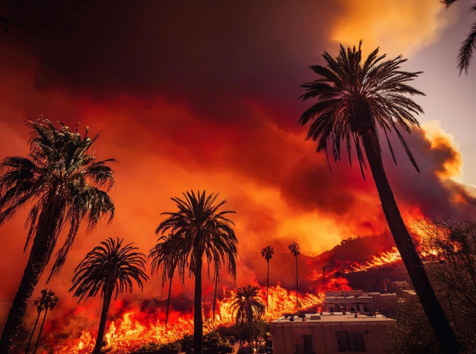 Incendi di Los Angeles, si rafforzano i venti