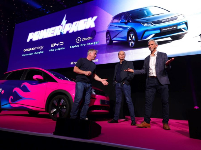 Octopus e BYD lanciano il primo pacchetto vehicle-to-grid nel Regno Unito