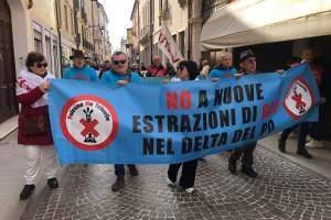 Le proteste contro le trivelle nel Polesine