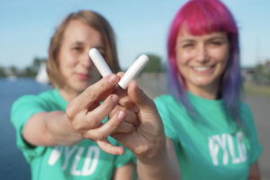 Startup, compostable period products and diapers made from seaweed with Vyld