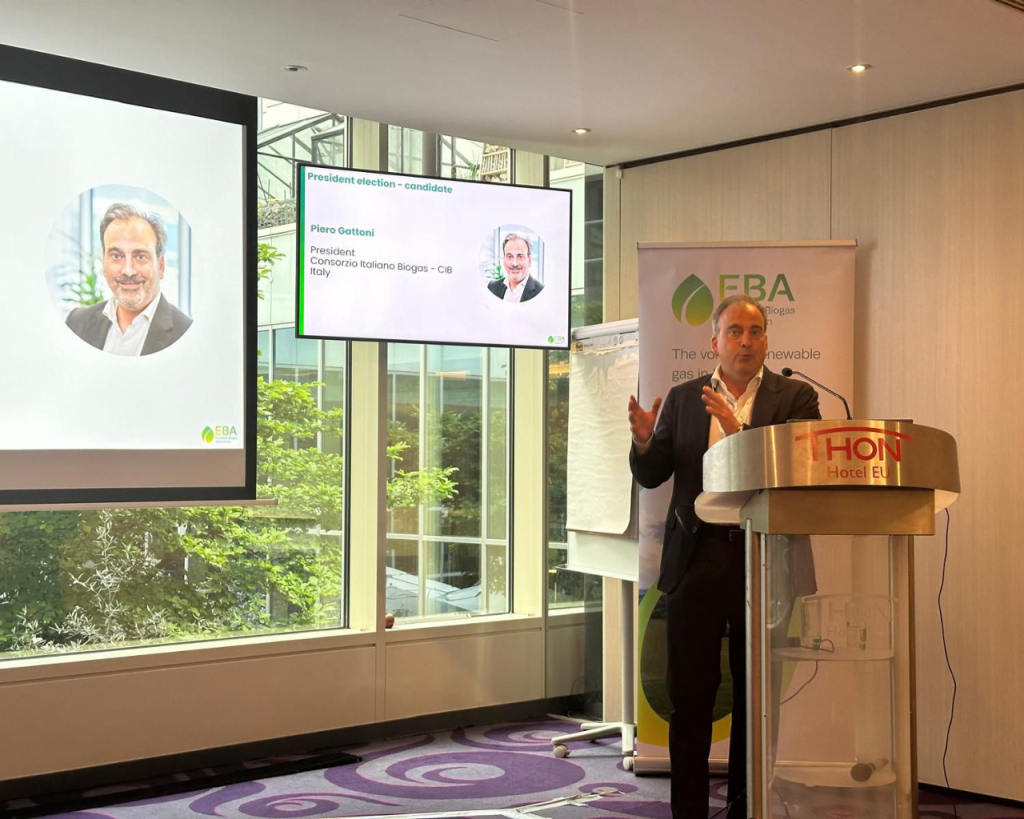 Piero Gattoni (CIB) nominato presidente dell’European Biogas Association